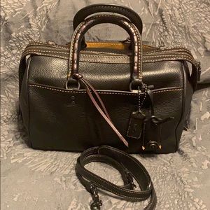 Coach Embroidered rogue satchel